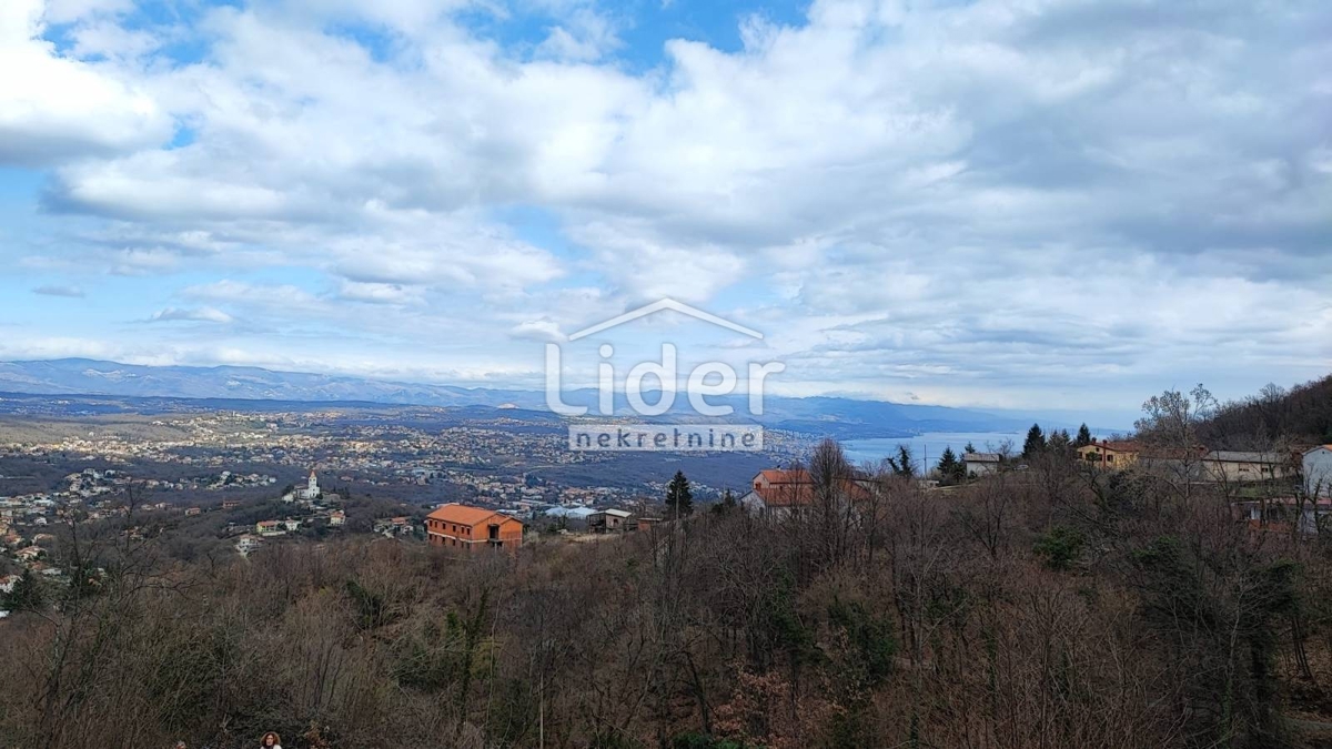 OPATIJA (HINTERLAND) Building plot with project, 1396 m2