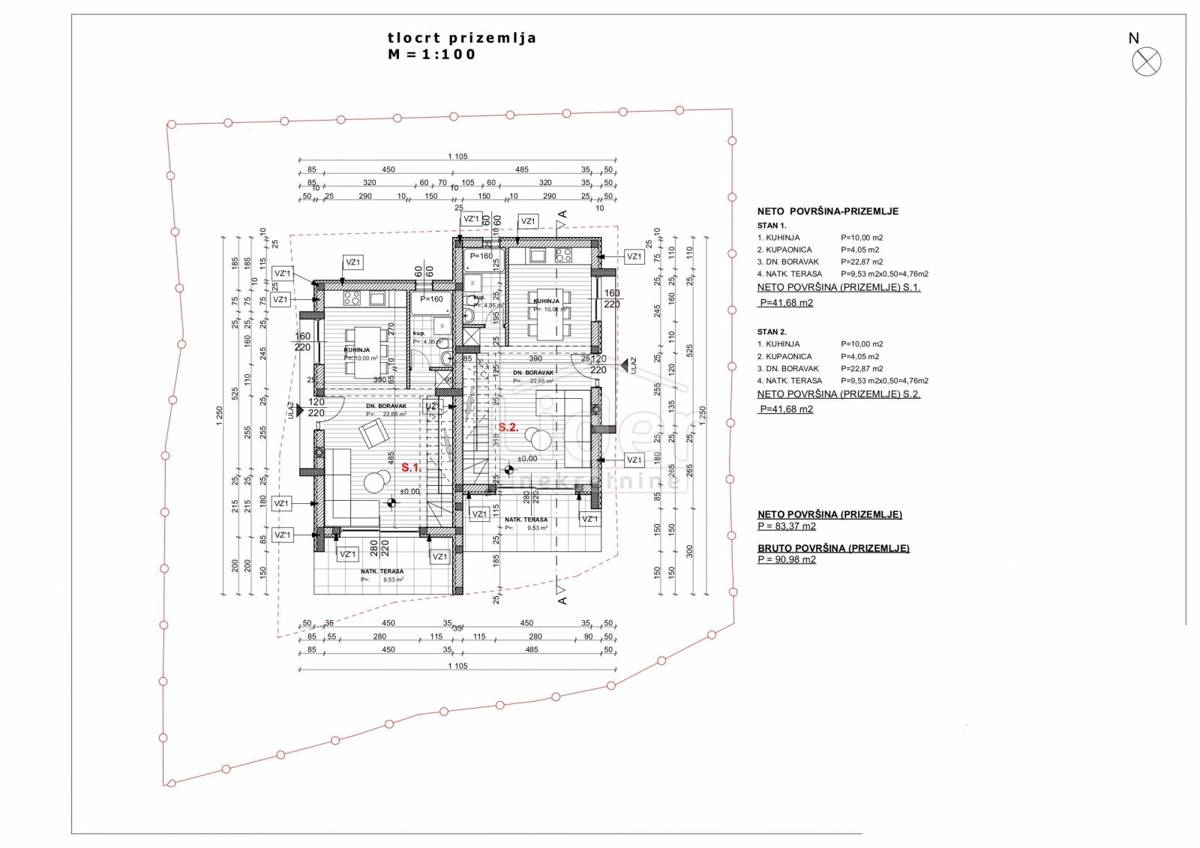 Apartma Dramalj, 85m2