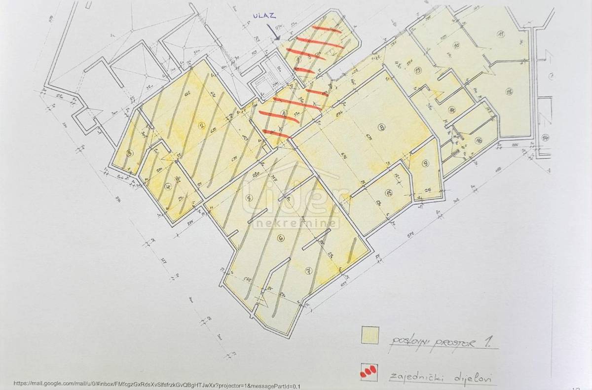 Poslovni prostor Podmurvice, 184m2
