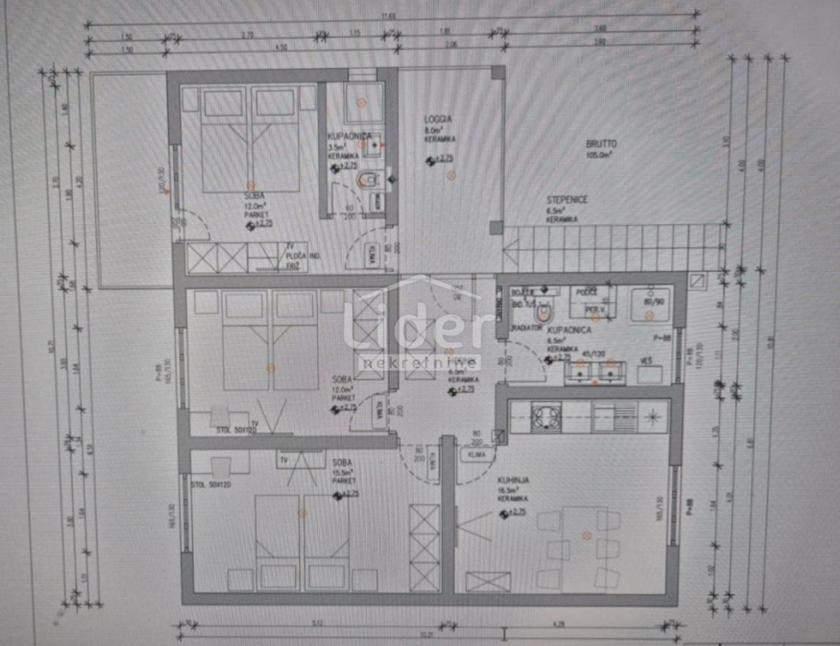 Stanovanje Mali Lošinj, 89m2