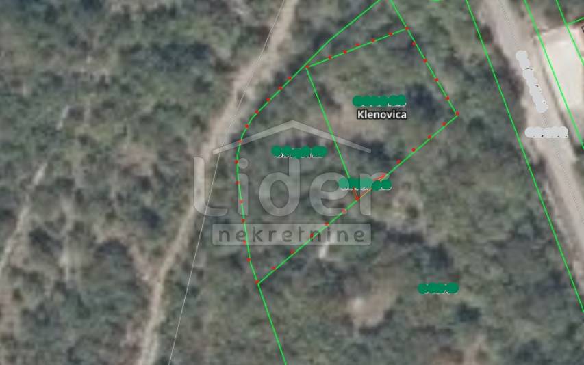 Zemljišče Klenovica, 852m2