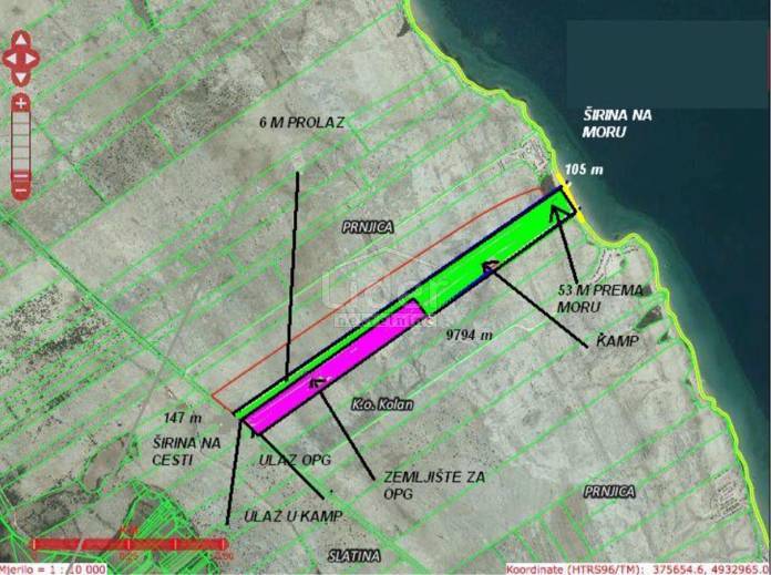 Zemljišče Kolan, 67400m2