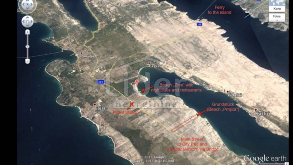 Zemljišče Kolan, 67400m2