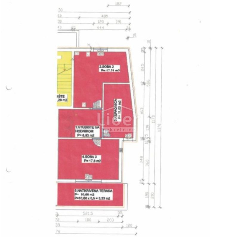 Apartma Jadranovo, 127m2