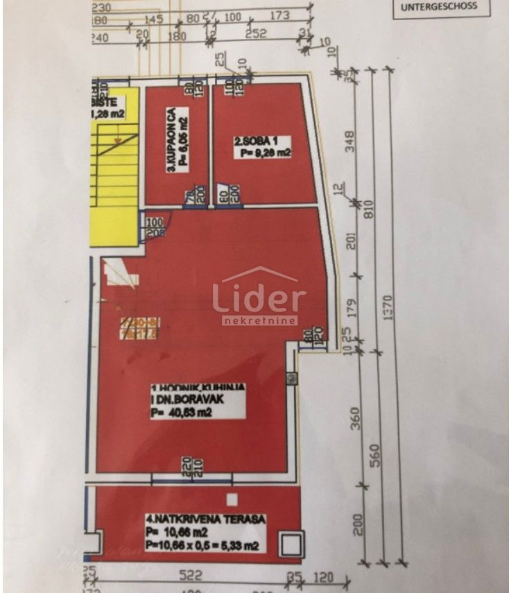 Apartma Jadranovo, 127m2