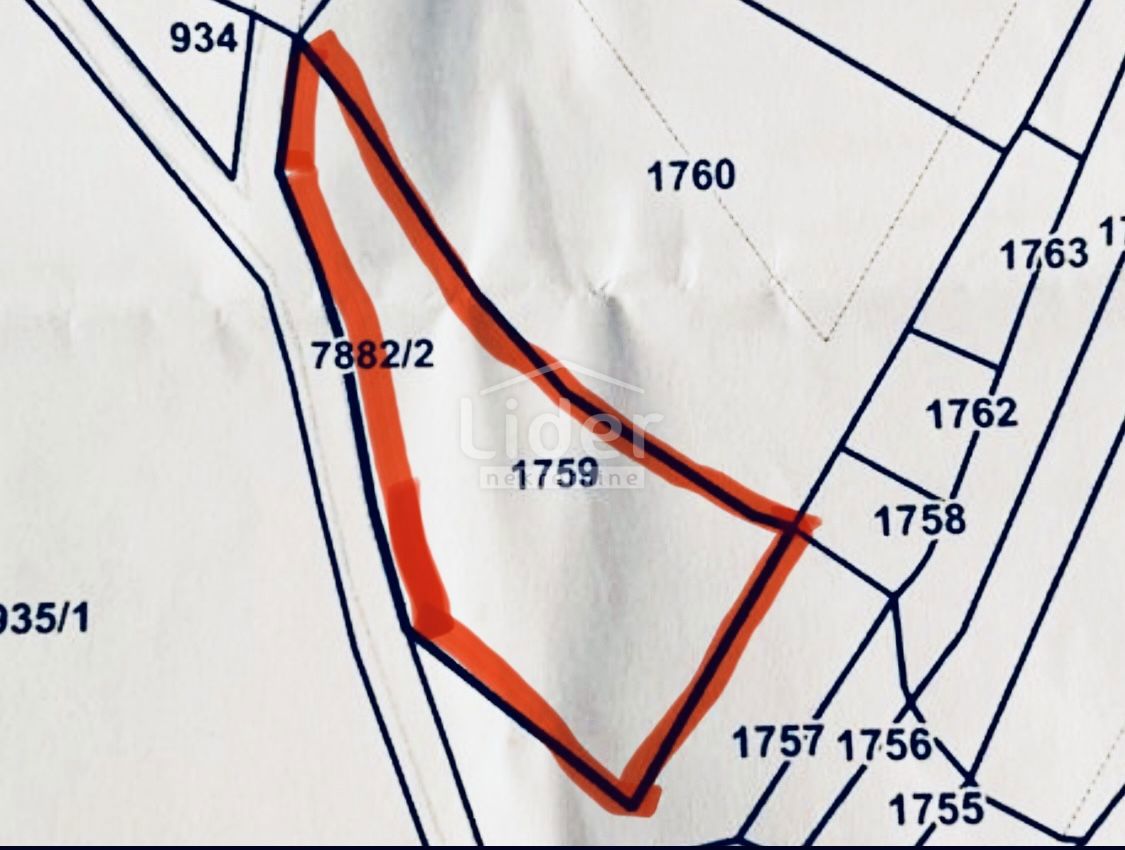 Zemljišče Pridraga, 1465m2