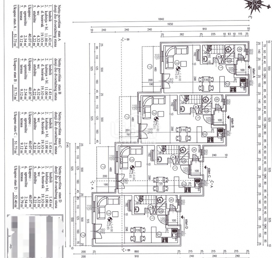 Hiša Škurinje, 96m2