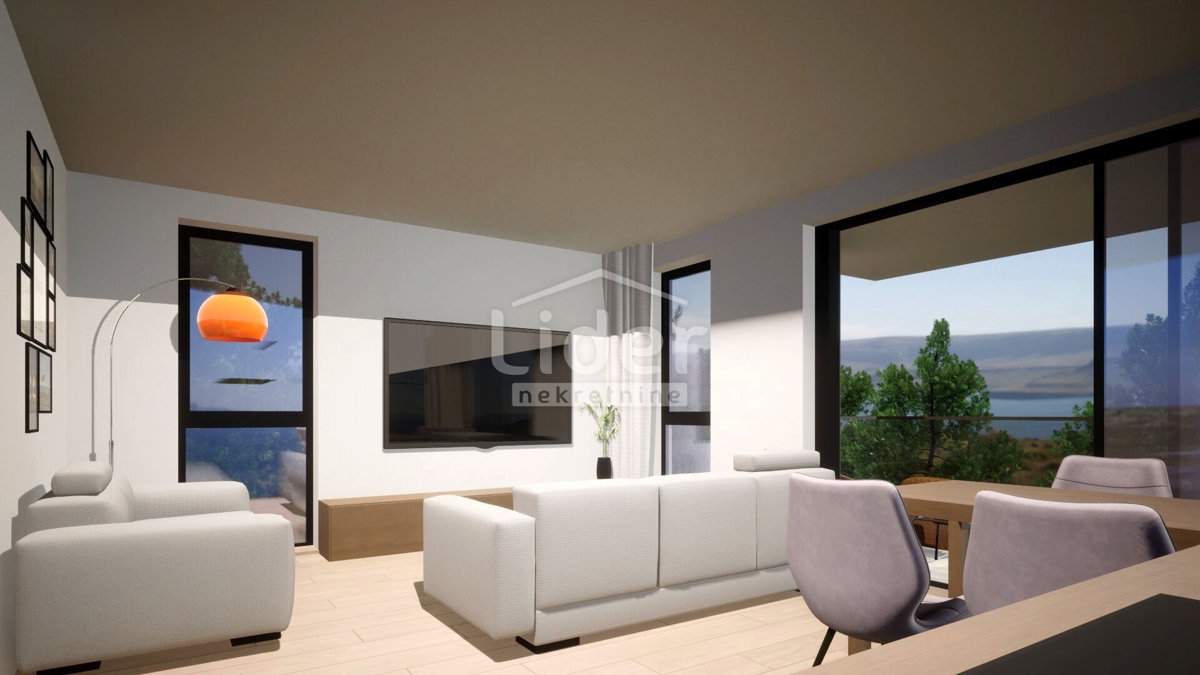 Apartma Povljana, 65m2