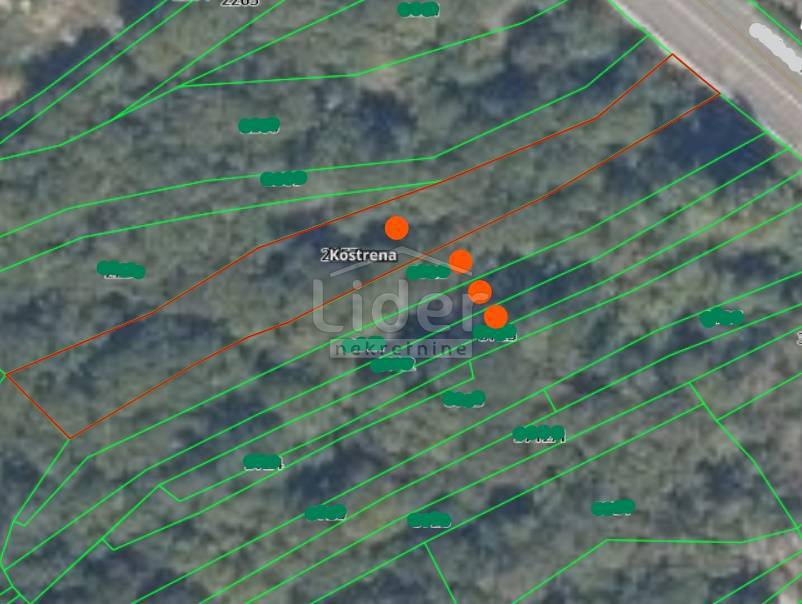 Zemljišče Rožmanići, 1651m2