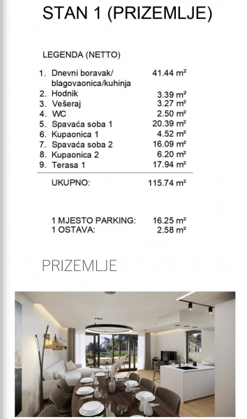 Apartma Rovinj, 130m2