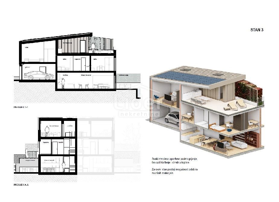 Stanovanje Kostrena, 196m2