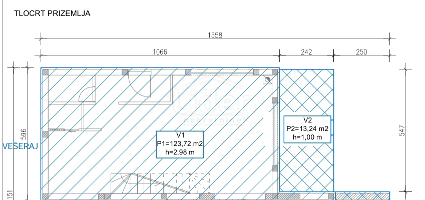Stanovanje Oprić, 124m2