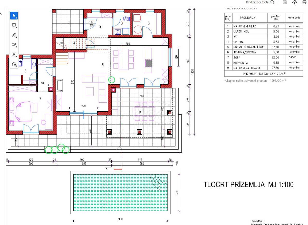 Zemljišče Režanci, 1957m2