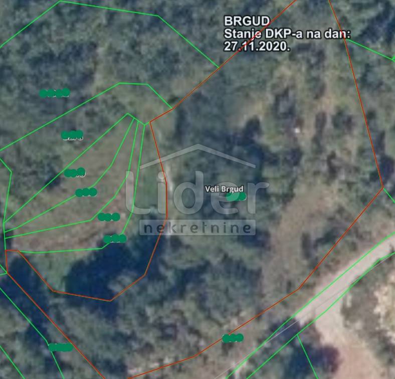 Zemljišče Veli Brgud, 3277m2