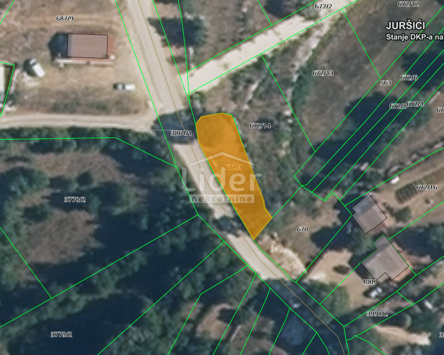 Zemljišče Butkovići, 339m2