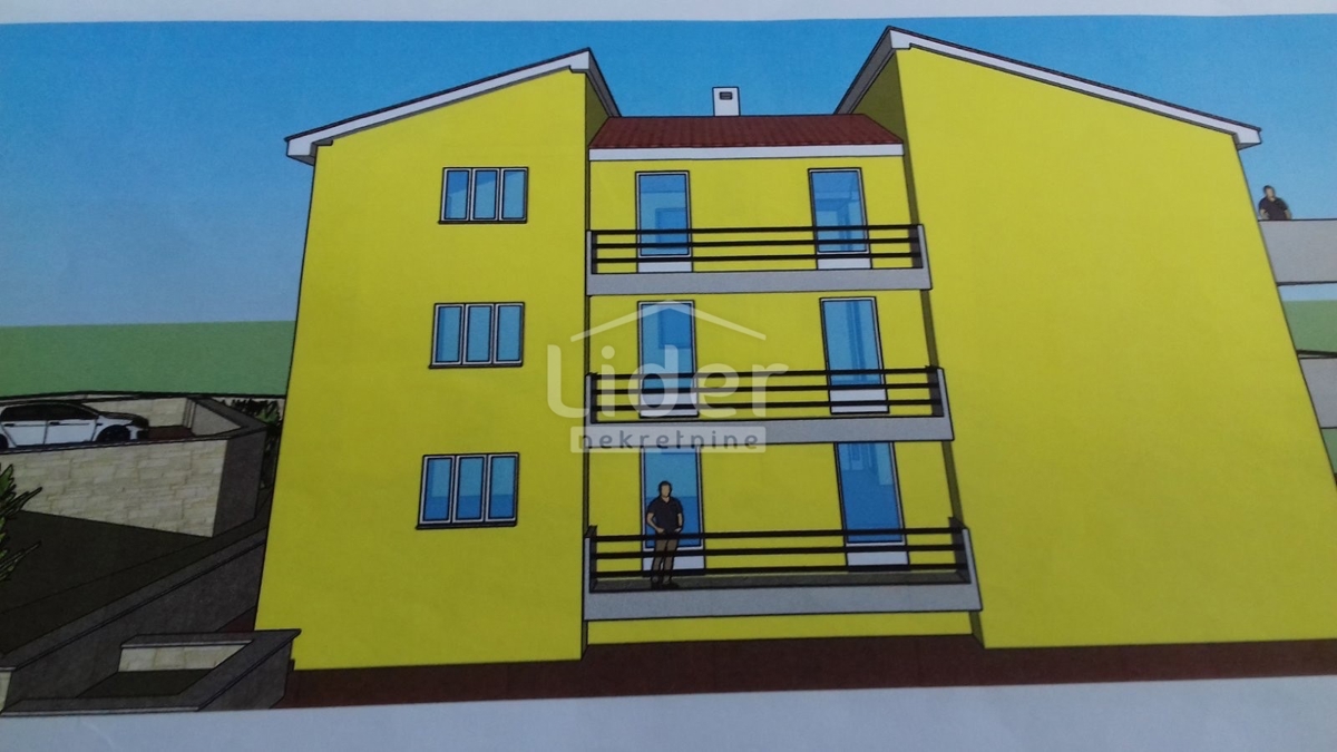 KASTAV Plot of 1000 m2 with building permit