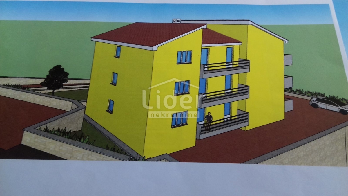 KASTAV Plot of 1000 m2 with building permit