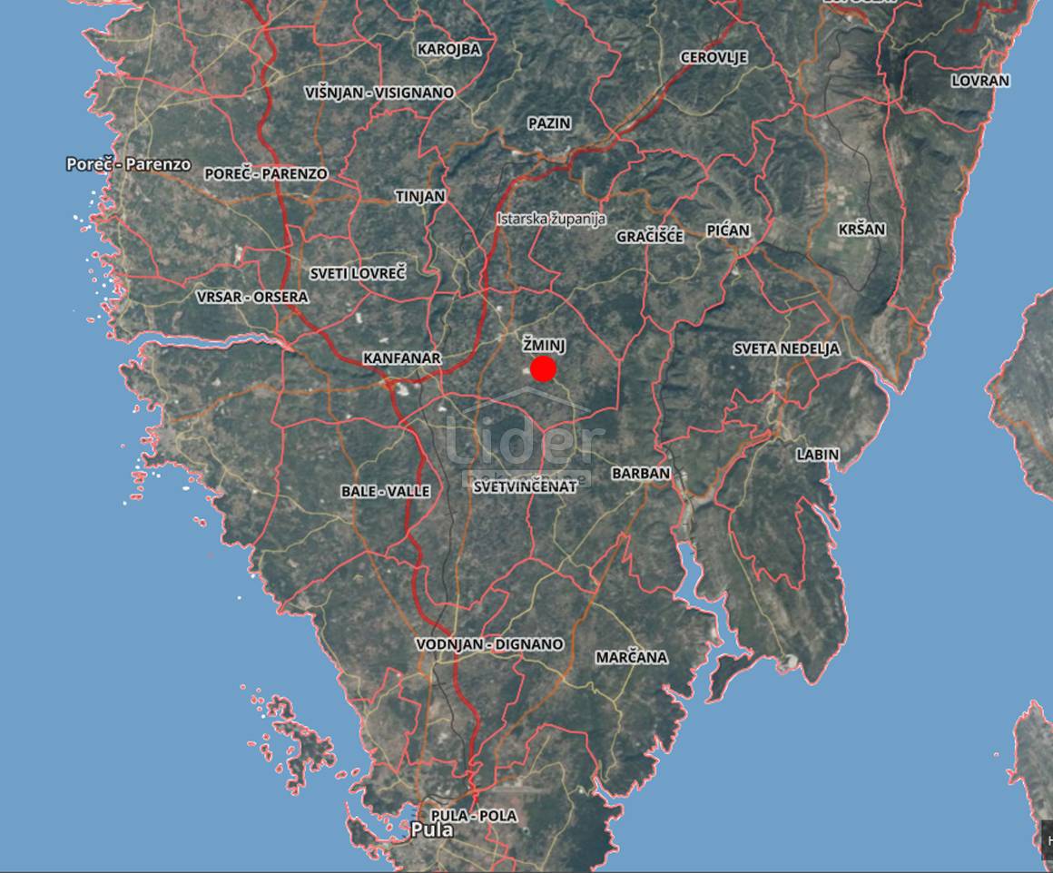 Zemljišče Žminj, 13200m2