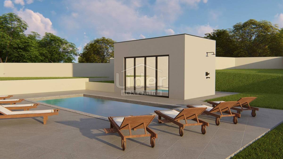 Zemljišče Kršan, 875m2