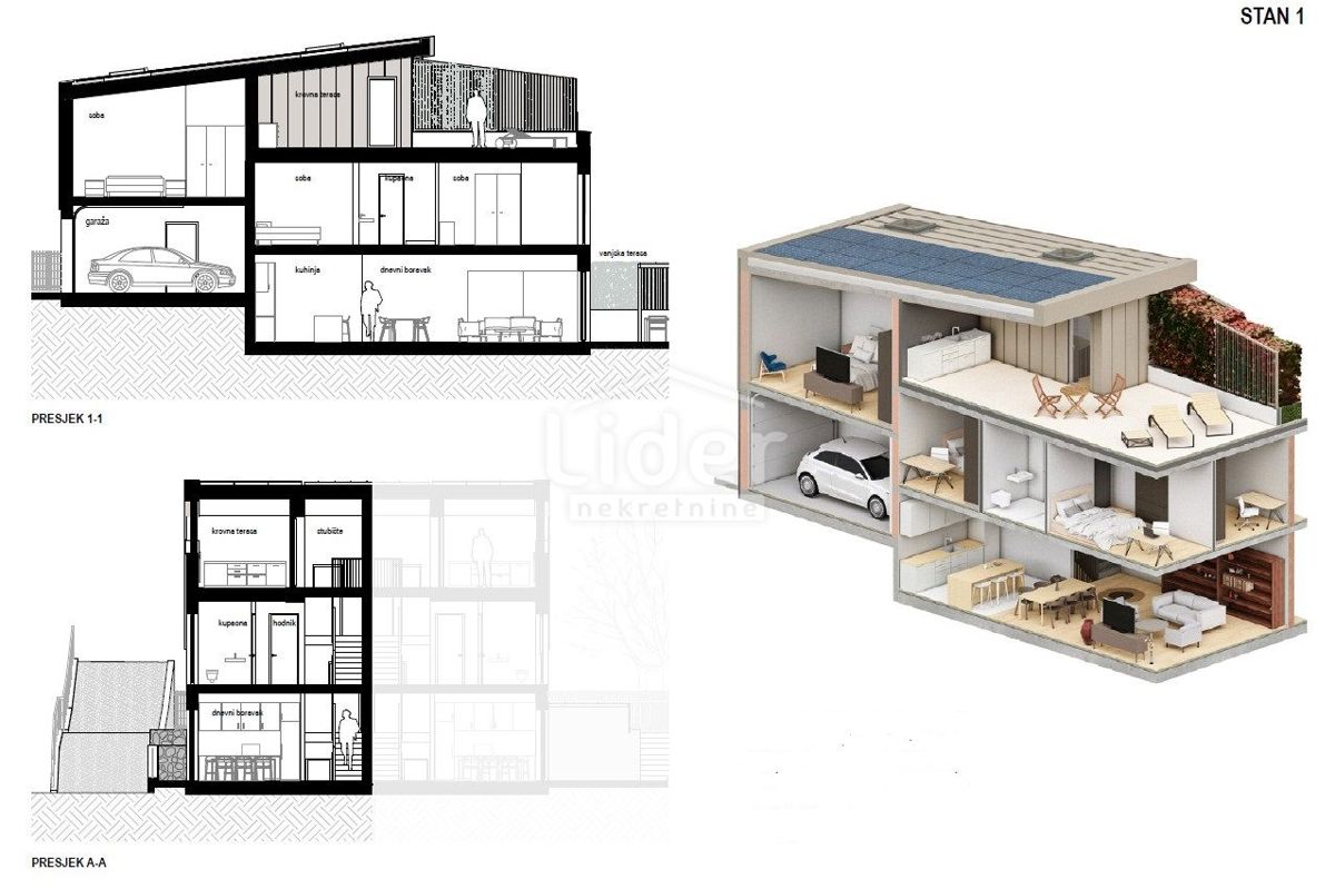 Stanovanje Kostrena, 198m2