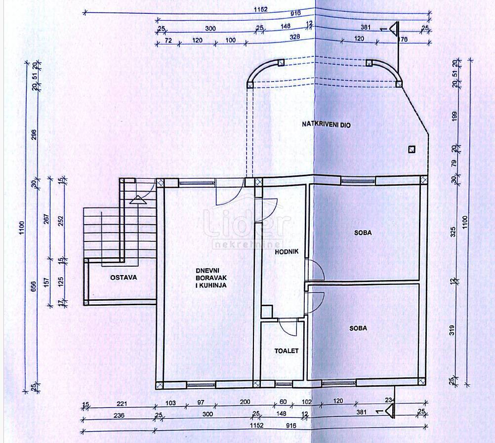 Hiša Gornji Karin, 130m2