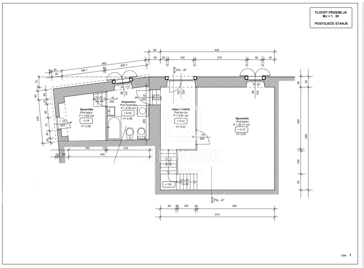 Hiša Vodnjan, 143,38m2