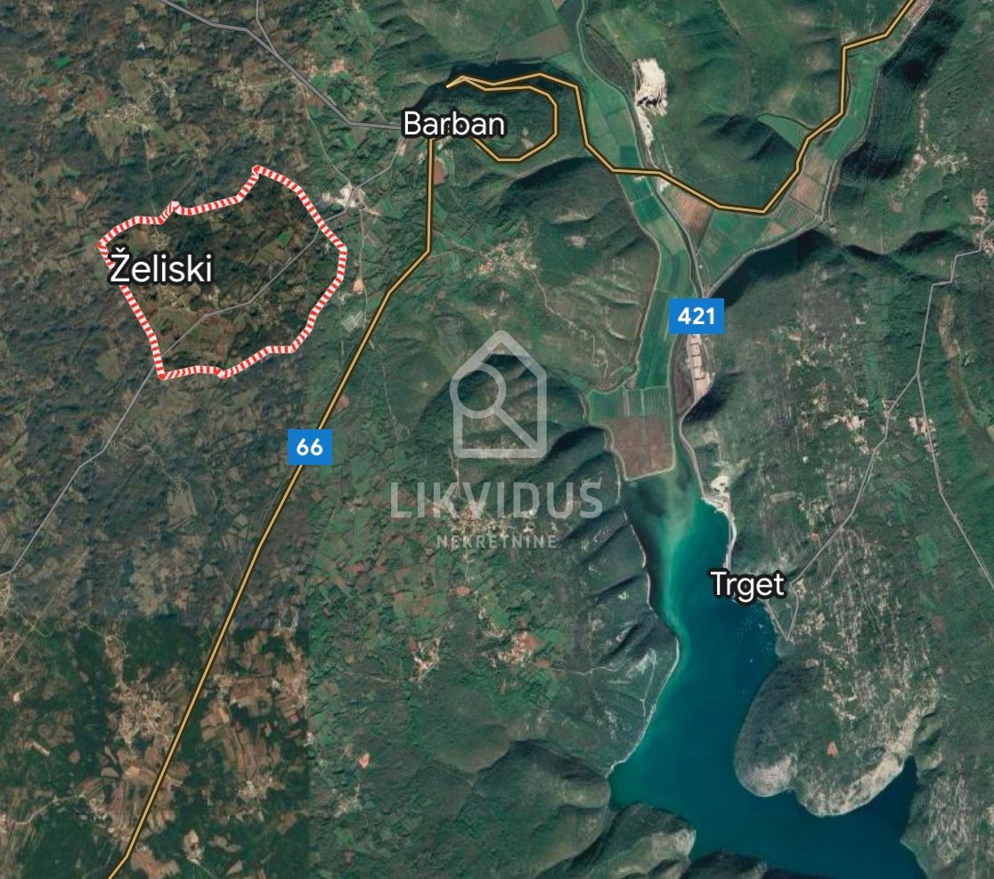 Zemljišče Želiski, Barban, 6.411m2