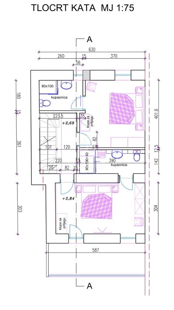 Hiša Žbandaj, Poreč, 162m2