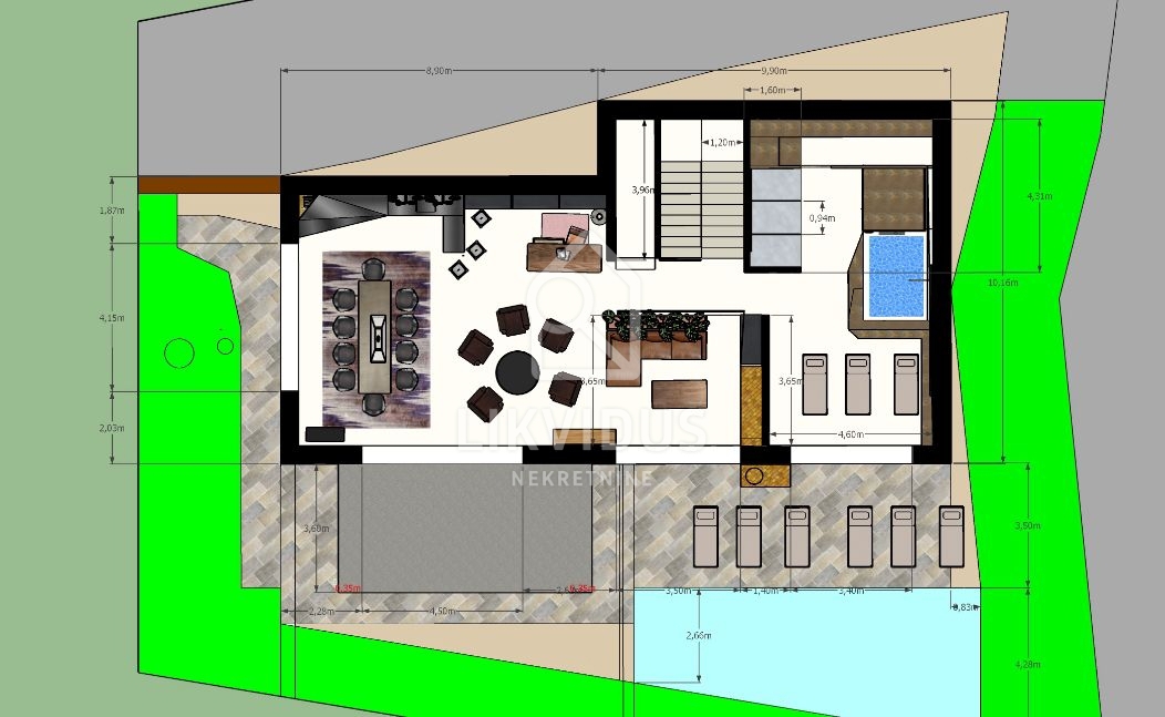 Zemljišče Oprtalj, 600m2