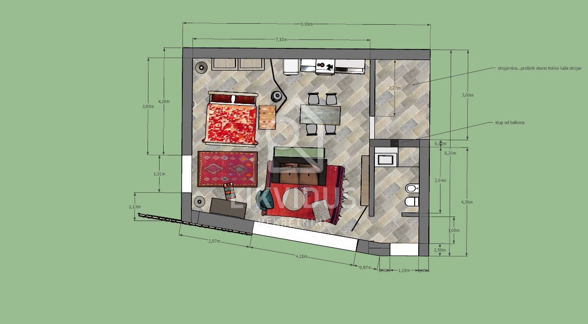 Zemljišče Oprtalj, 600m2