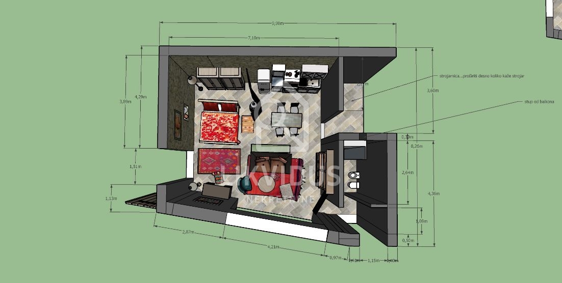 Zemljišče Oprtalj, 600m2