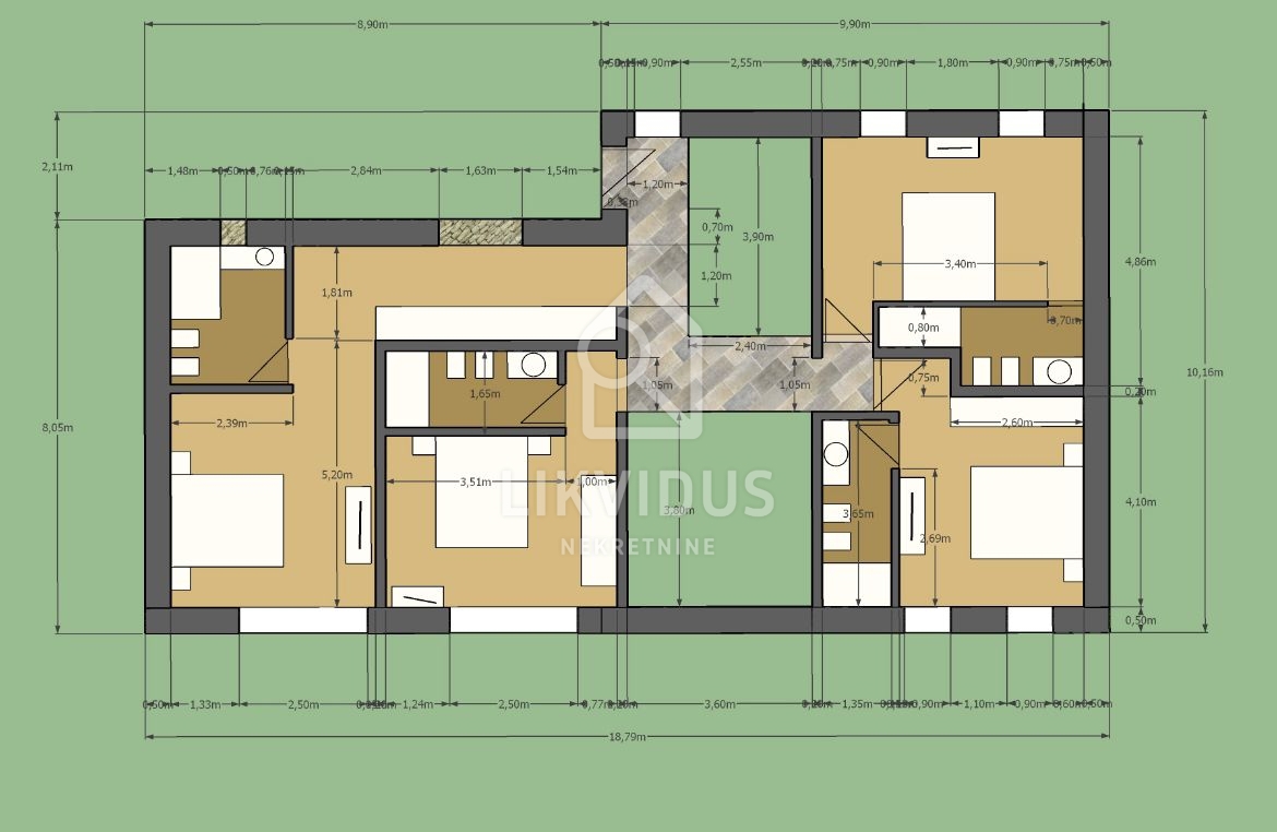 Zemljišče Oprtalj, 600m2