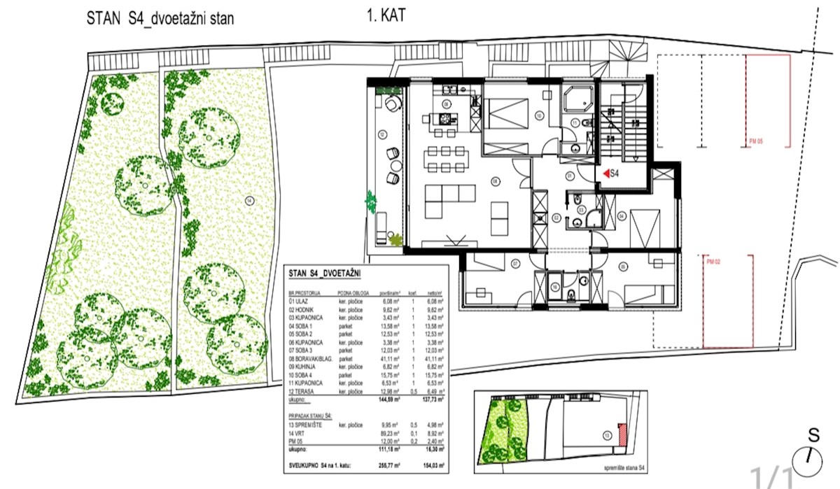 NOVOGRADNJA: 2-NADSTROPNI PENTHOUSE NA TUŠKANCU Z UPORABNIM DOVOLJENJEM!