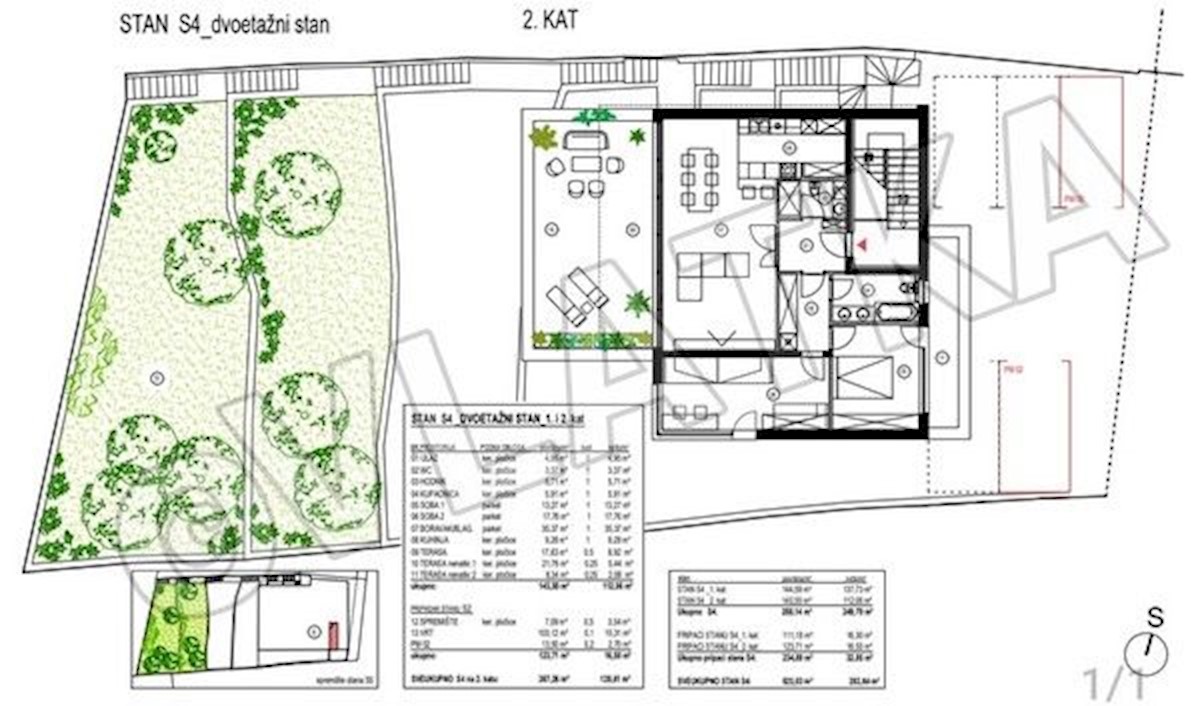 NOVOGRADNJA: 2-NADSTROPNI PENTHOUSE NA TUŠKANCU Z UPORABNIM DOVOLJENJEM!