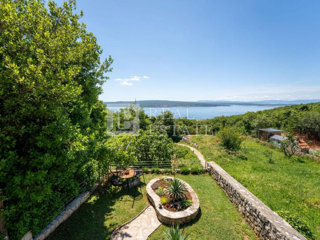 CRIKVENICA - čudovita kamnita hiša s panoramskim pogledom na morje