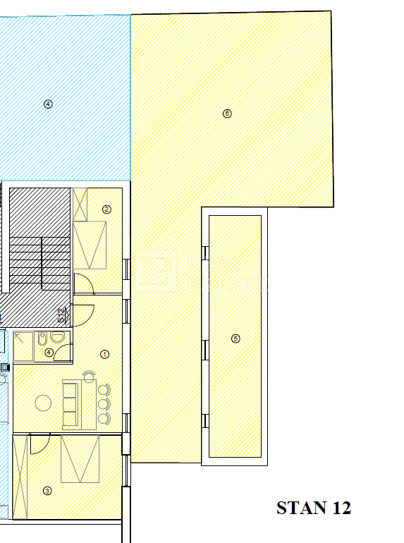 CRIKVENICA - dvosobni apartma s pogledom na morje