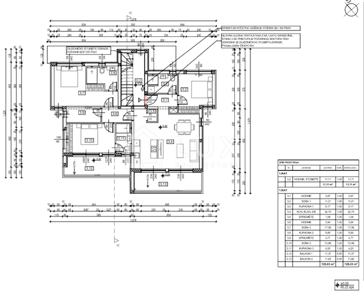 DRAMALJ - stanovanje 126m2, 1. nadstropje, novogradnja