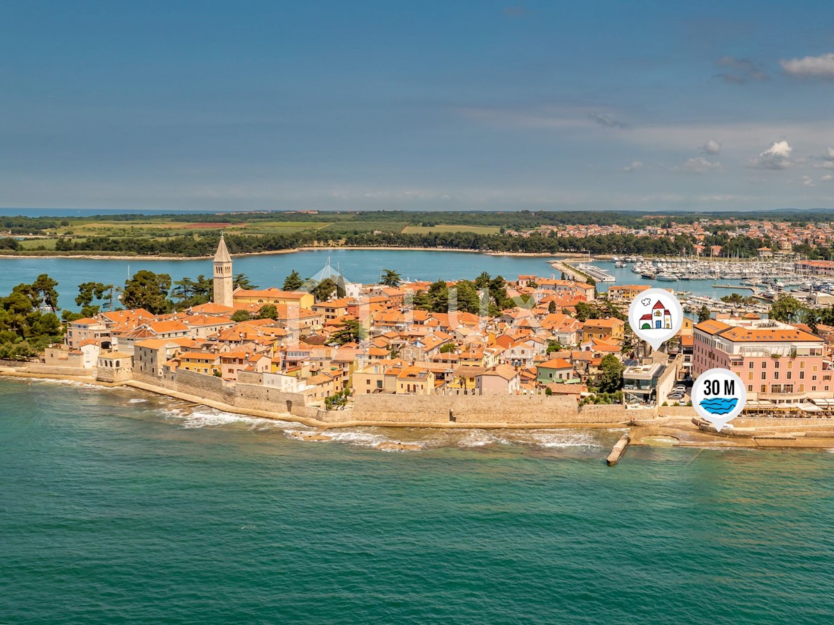 NOVIGRAD - kamnita hiša 30m od morja, center mesta