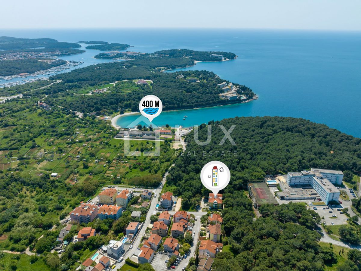 PULA - stanovanje z garažo, 400m od morja