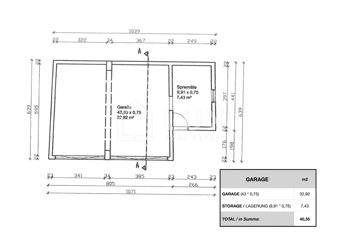 PULA - vila z bazenom na parceli 1116m2