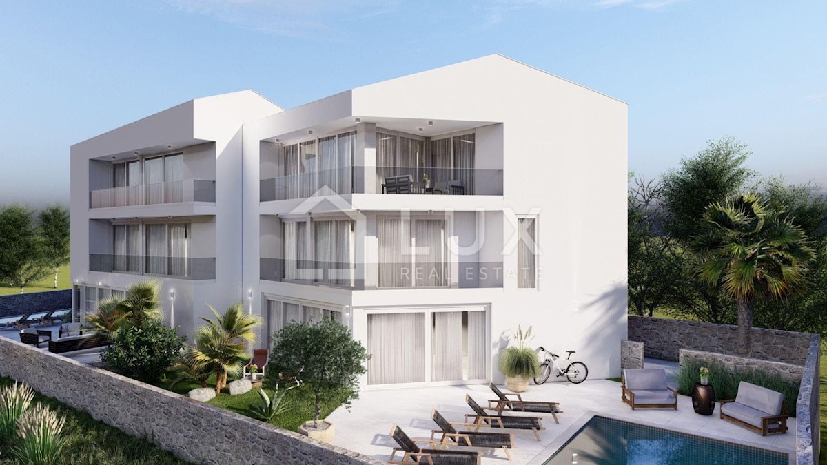 ŠILO - penthouse v novogradnji, 150m do morja