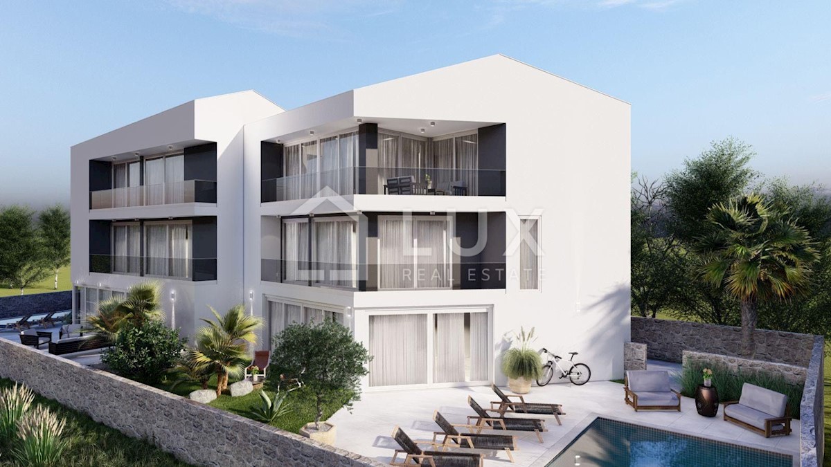 ŠILO - penthouse v novogradnji, 150m do morja