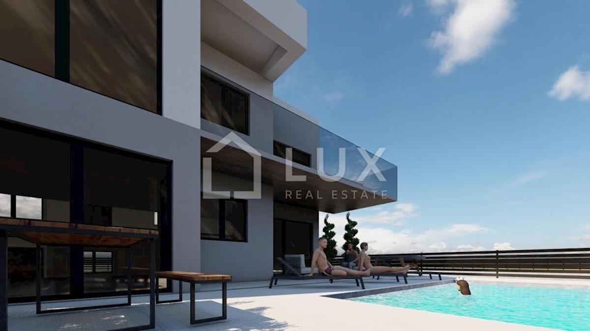 POREČ - stanovanje 96m2 z jacuzzijem, novogradnja