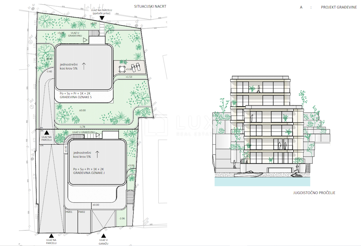 CRIKVENICA - apartma 1s + kopalnica, 1. vrsta do morja