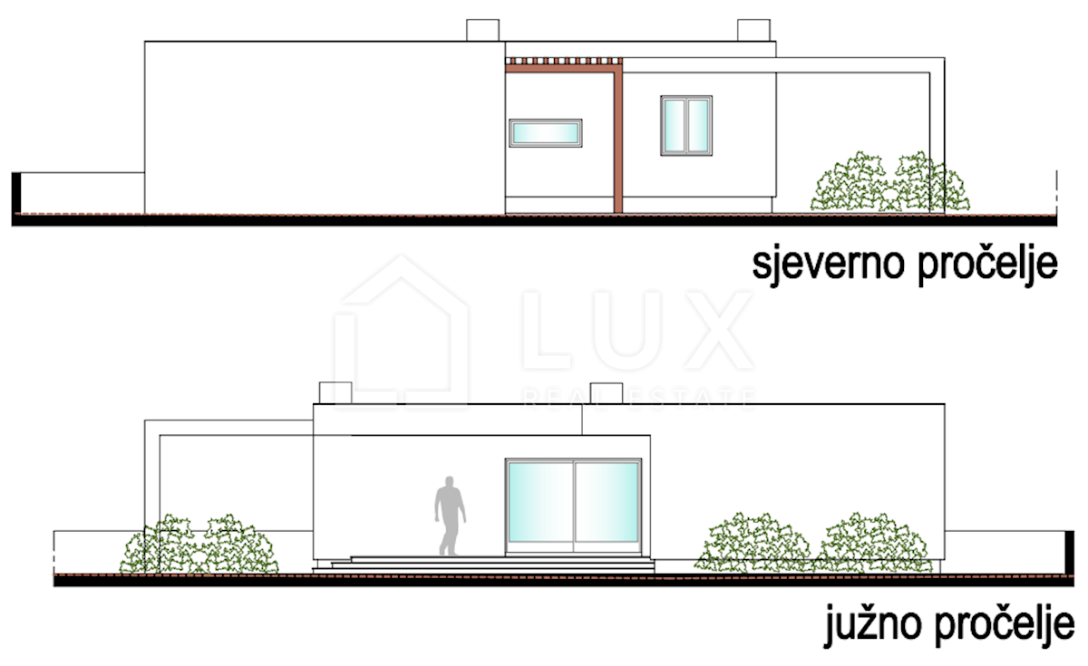 PULA - moderna enonadstropna hiša z bazenom