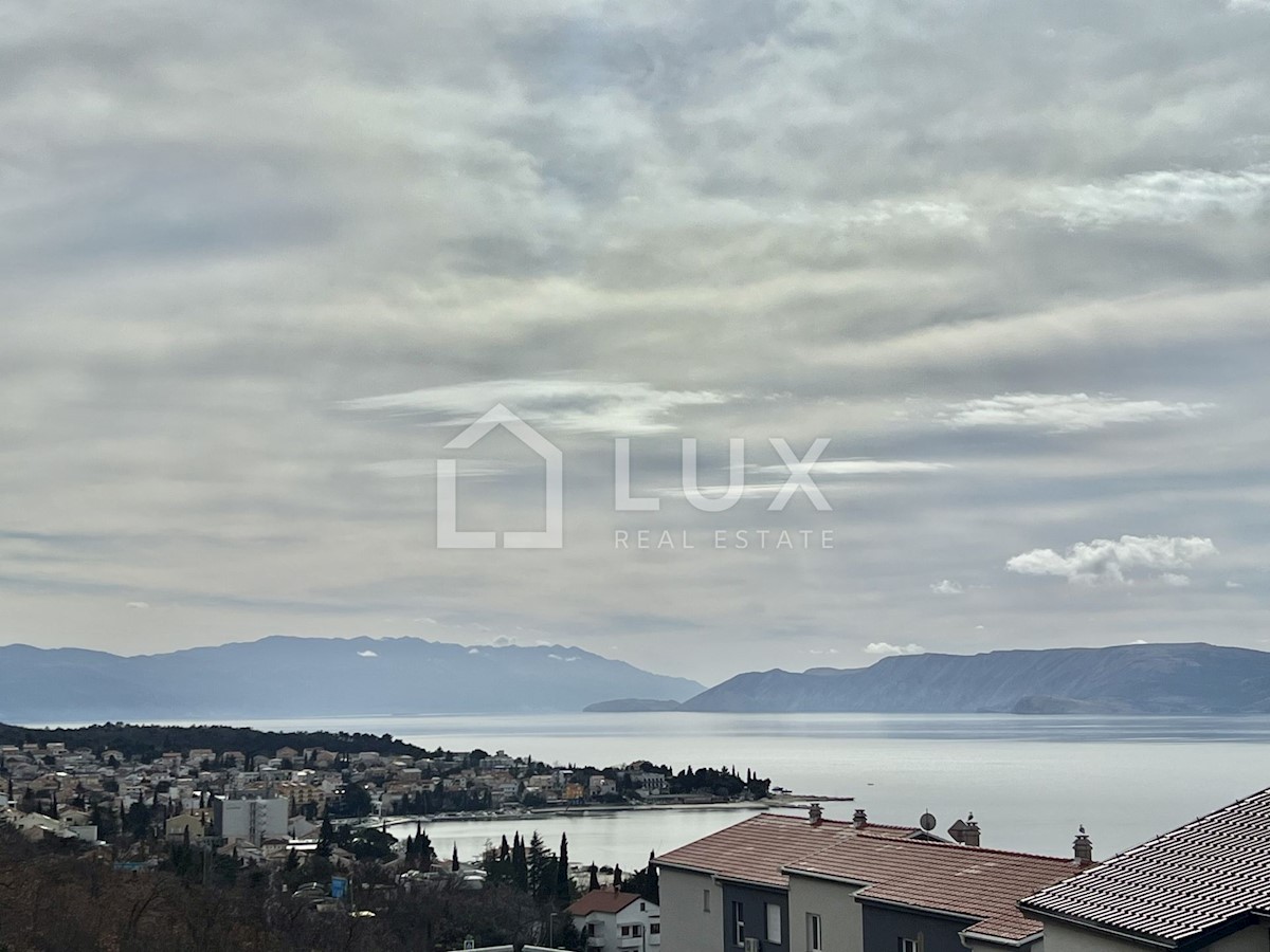 CRIKVENICA - novogradnja, apartma 122m2, pogled na morje
