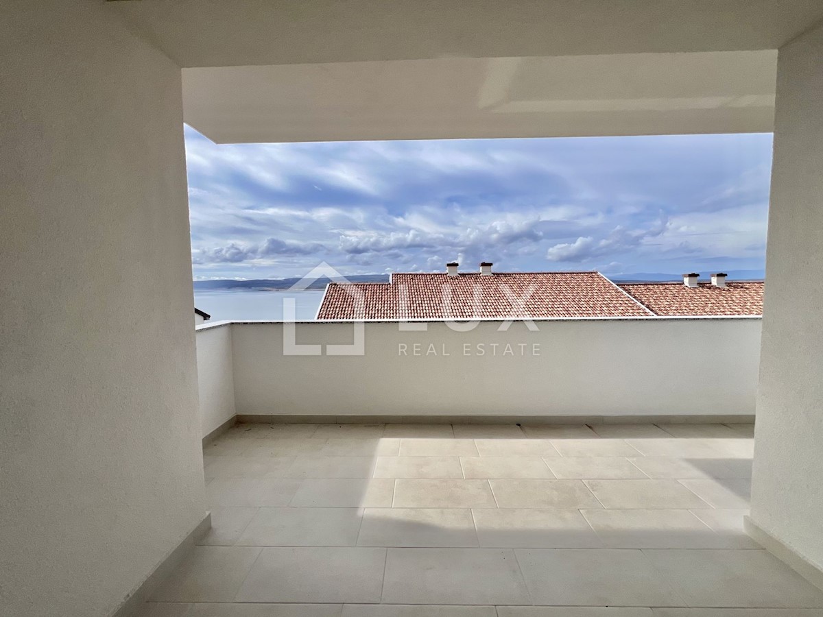 CRIKVENICA - novogradnja, apartma 122m2, pogled na morje