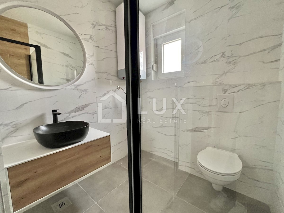 CRIKVENICA - novogradnja, apartma 122m2, pogled na morje