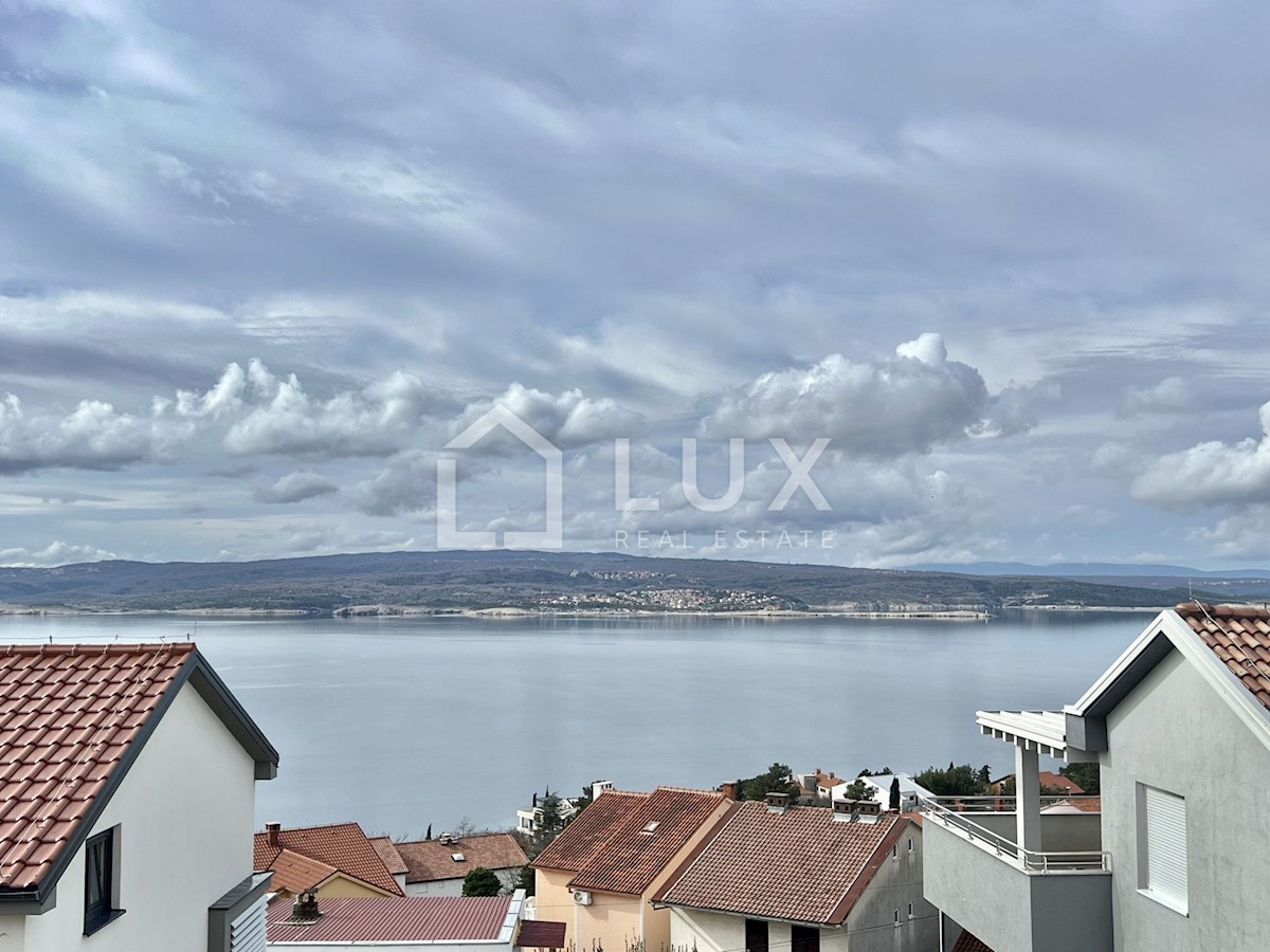 CRIKVENICA - novogradnja, apartma 122m2, pogled na morje