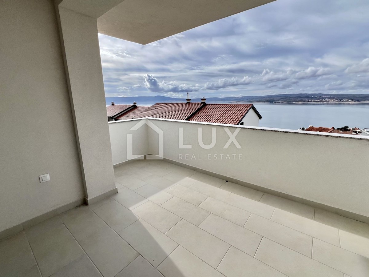 CRIKVENICA - novogradnja, apartma 122m2, pogled na morje